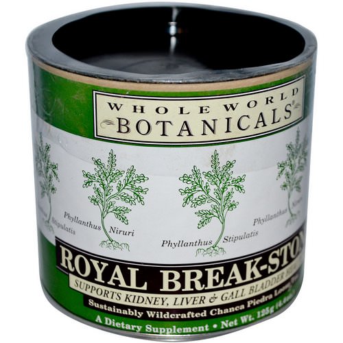 Whole World Botanicals, Royal Break-Stone Tea, 4.4 oz (125 g) Review