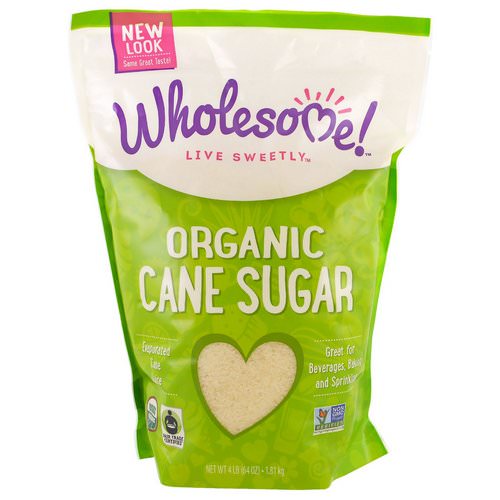 Wholesome, Organic Cane Sugar, 4 lbs (1.81 kg) Review