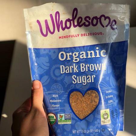 Wholesome, Organic Dark Brown Sugar, 1.5 lbs (24 oz.) - 680 g Review