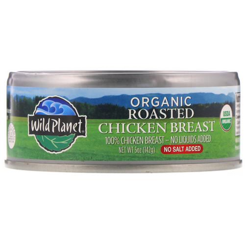 Wild Planet, Organic Roasted Chicken Breast, No Salt Added, 5 oz (142 g) Review