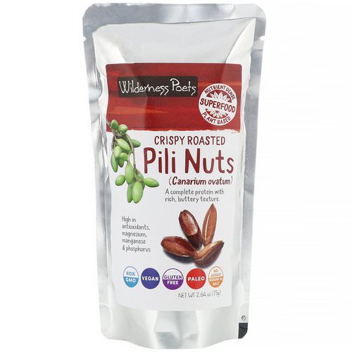Wilderness Poets, Crispy Roasted Pili Nuts, 2.64 oz (75 g) Review