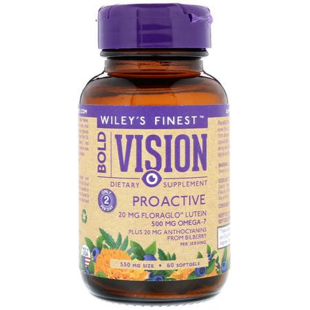 Wiley's Finest, Omega-7, Eye Formulas