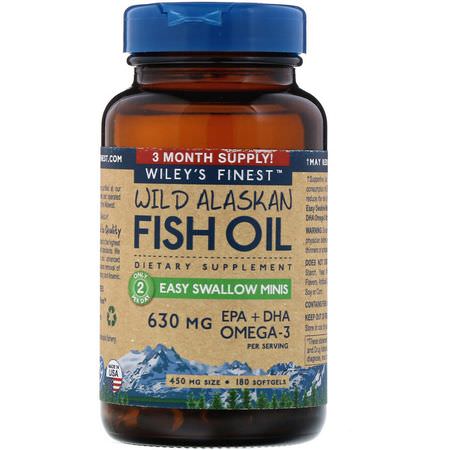 Wiley's Finest, Omega-3 Fish Oil