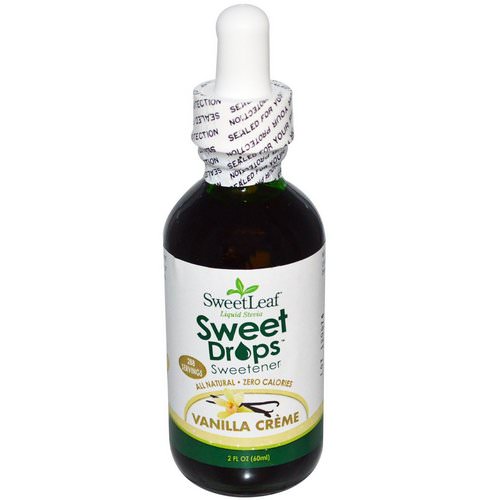 Wisdom Natural, SweetLeaf Liquid Stevia, SweetDrops Sweetener, Vanilla Creme, 2 fl oz (60 ml) Review