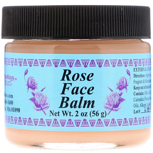 WiseWays Herbals, Rose Face Balm, 2 oz (56 g) Review