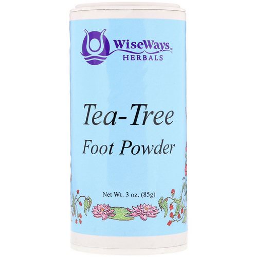 WiseWays Herbals, Tea-Tree Foot Powder, 3 oz (85 g) Review