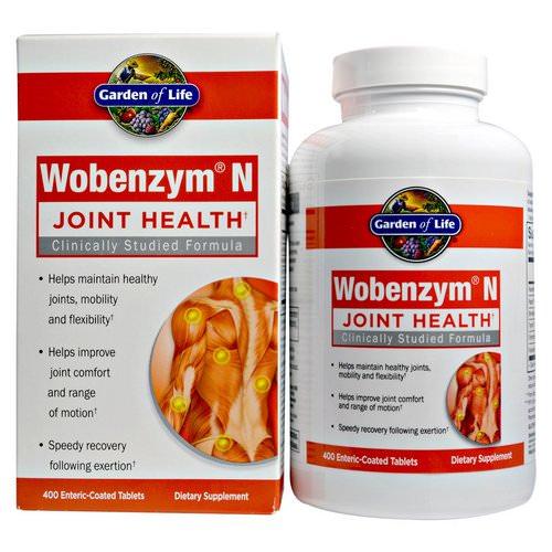 Wobenzym N, Joint Health, 400 Enteric-Coated Tablets Review