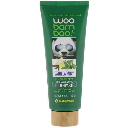 Woobamboo, Eco-Awesome Toothpaste, Fluoride-Free, Vanilla Mint, 4 oz (113 g) Review