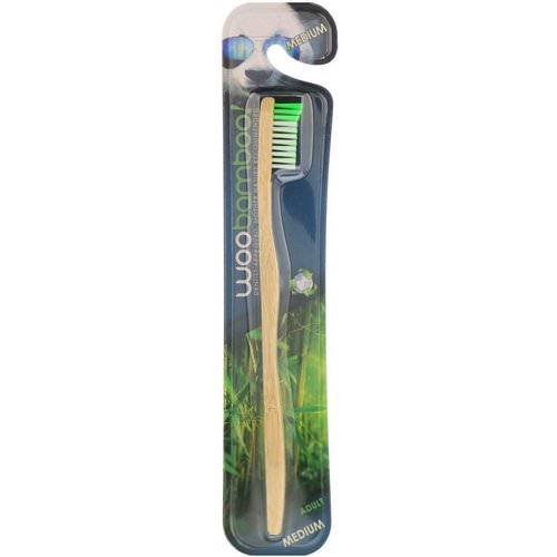 Woobamboo, Medium Adult Toothbrush, 1 Toothbrush Review