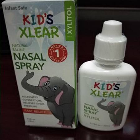 Xlear, Kid's Xlear, Saline Nasal Spray, .75 fl oz (22 ml) Review