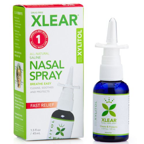 Xlear, Xylitol Saline Nasal Spray, Fast Relief, 1.5 fl oz (45 ml) Review