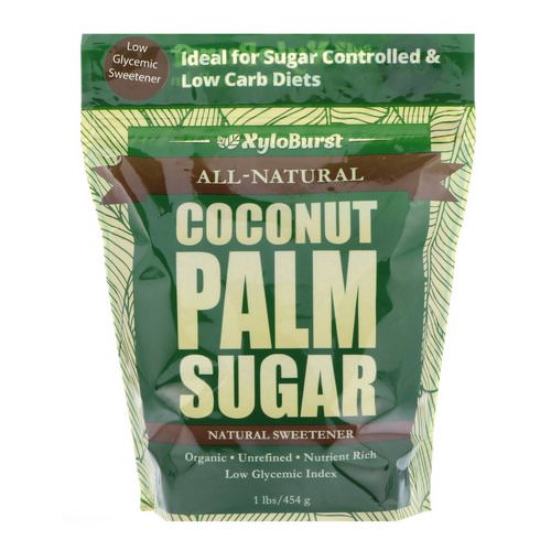 Xyloburst, All-Natural Coconut Palm Sugar, Low Glycemic Sweetener, 1 lb. (454 g) Review