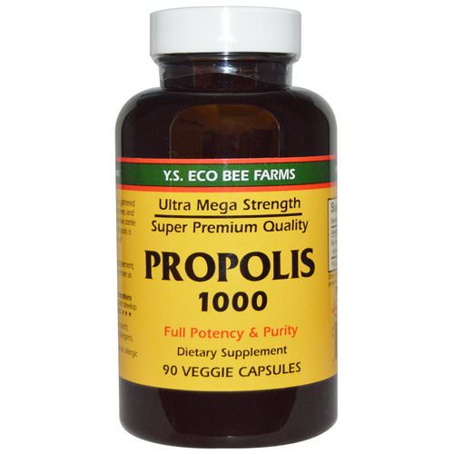 Y.S. Eco Bee Farms, Propolis 1000, 500 mg, 90 Veggie Caps Review