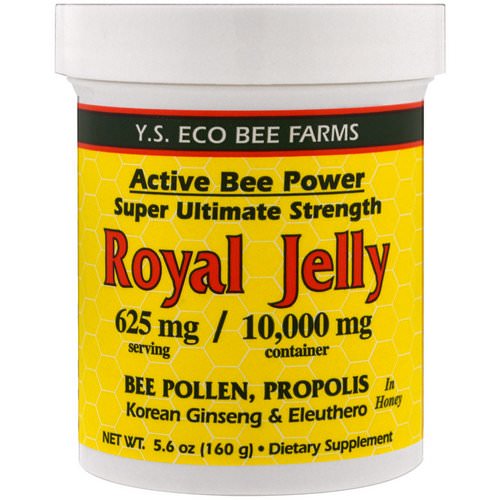 Y.S. Eco Bee Farms, Royal Jelly In Honey, 625 mg, 5.6 oz (160 g) Review