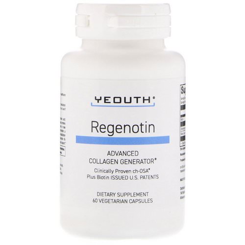 Yeouth, Regenotin, Advanced Collagen Generator, 60 Vegetarian Capsules Review