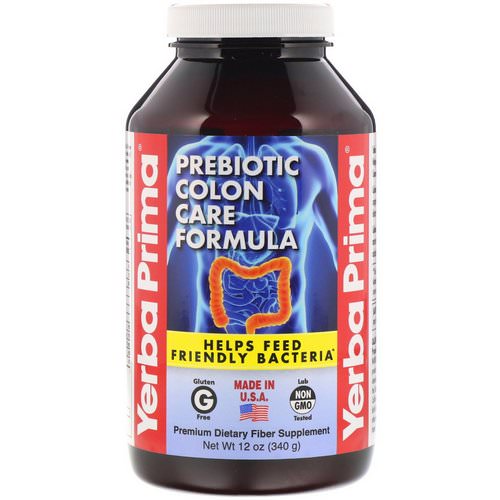 Yerba Prima, Prebiotic Colon Care Formula, 12 oz (340 g) Review