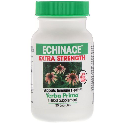 Yerba Prima, Echinace Extra Strength, 30 Capsules Review