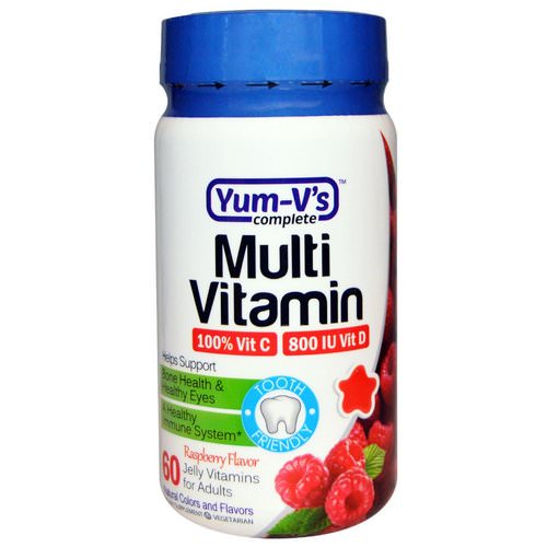 YumV's, Multi Vitamin, for Adults,Raspberry Flavor, 60 Jelly Vitamins Review