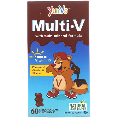 YumV's, Multi V with Multi-Mineral Formula, Milk Chocolate Flavor, 60 Bears Review