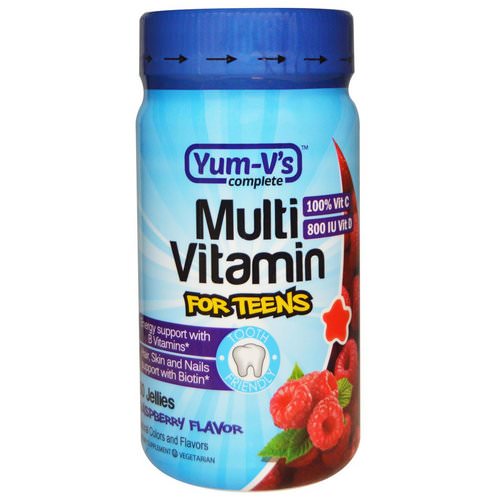 YumV's, Multi Vitamin for Teens, Raspberry Flavor, 60 Jellies Review