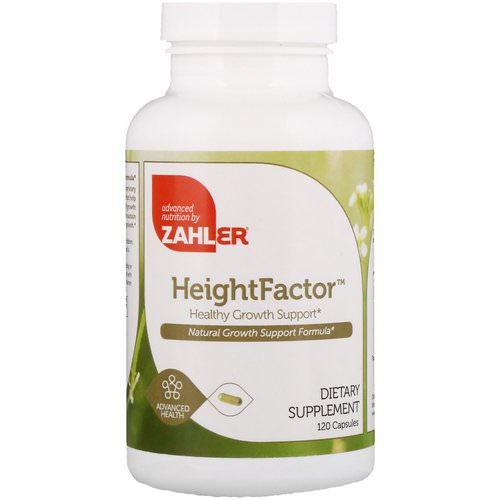 Zahler, Height Factor, Healthy Growth Support, 120 Capsules Review