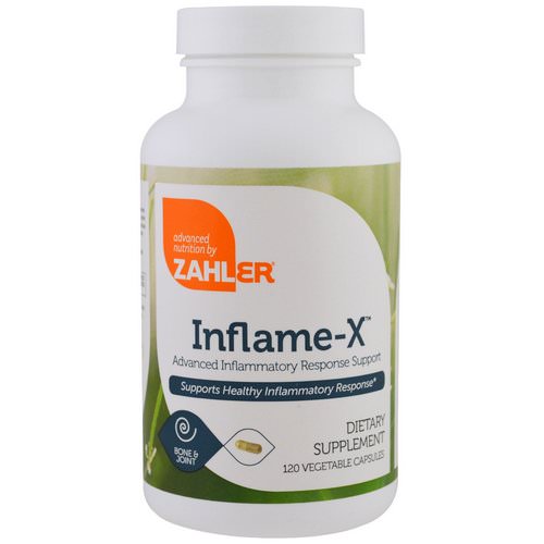 Zahler, Inflame-X, Advanced Inflammatory Response Support, 120 Vegetable Capsules Review