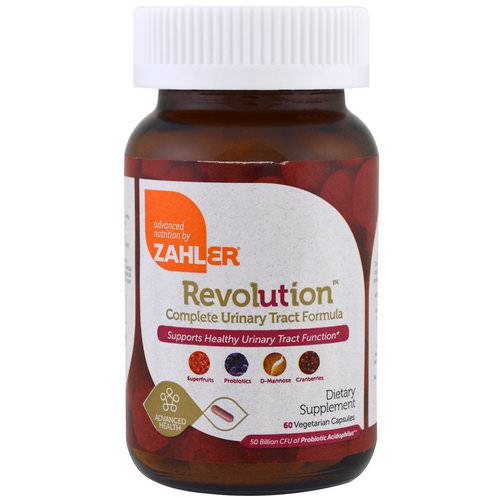 Zahler, Revolution, Complete Urinary Tract Formula, 60 Vegetarian Capsules Review