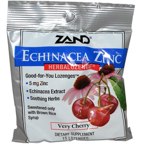 Zand, Echinacea Zinc, Herbalozenge, Very Cherry, 15 Lozenges Review
