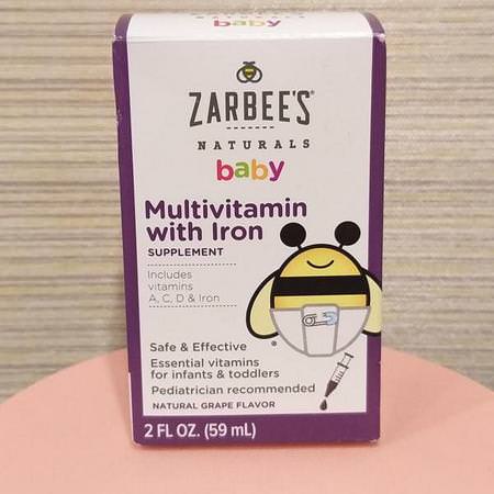 Naturals, Baby, Multivitamin, with Iron, Natural Grape Flavor