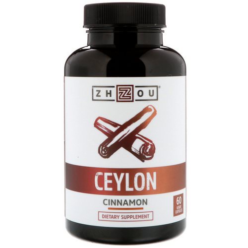 Zhou Nutrition, Ceylon Cinnamon, 60 Veggie Capsules Review