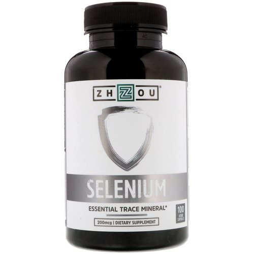 Zhou Nutrition, Selenium, Essential Trace Mineral, 200 mcg, 100 Veggie Capsules Review