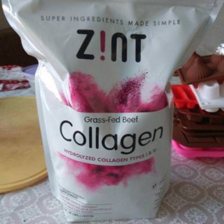 Zint, Grass-Fed Beef Collagen, Hydrolyzed Collagen Types I & III, 2 lbs (907 g) Review