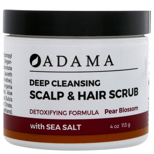 Zion Health, Adama, Deep Cleansing Scalp & Hair Scrub, Pear Blossom, 4 oz (113 g) Review