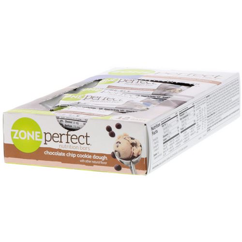 ZonePerfect, Nutrition Bars, Chocolate Chip Cookie Dough, 12 Bars, 1.58 oz (45 g) Each Review