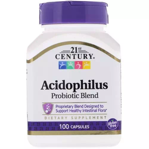 21st Century, Acidophilus Probiotic Blend, 100 Capsules Review