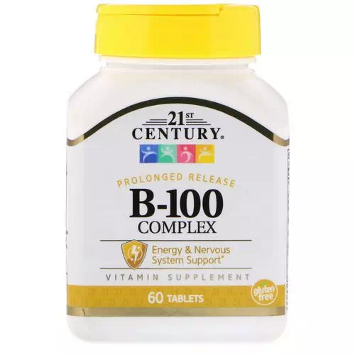 21st Century, B-100 Complex, Prolonged Release, 60 Tablets Review