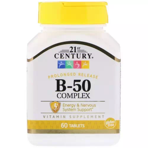 21st Century, B-50 Complex, Prolonged Release, 60 Tablets Review