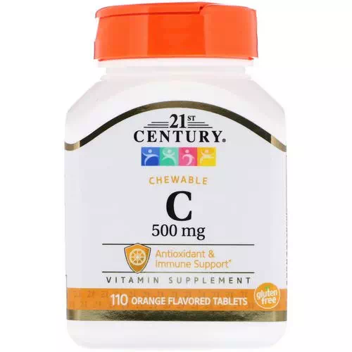 21st Century, Chewable C, 500 mg, 110 Orange Flavored Tablets Review