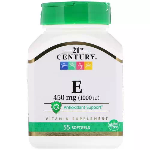 21st Century, E, 450 mg (1000 IU), 55 Softgels Review