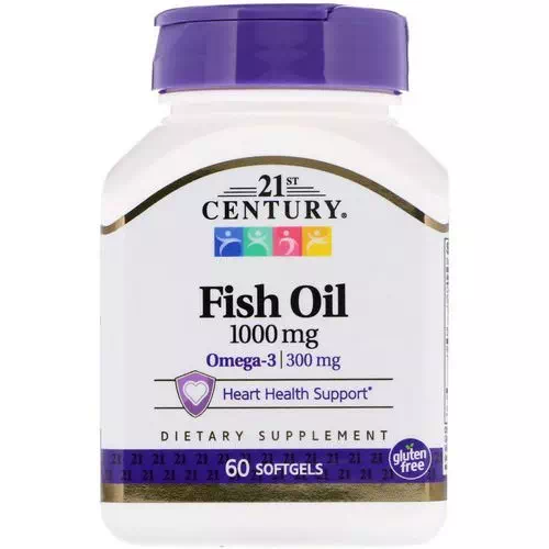 21st Century Omega-3 Fish Oil 1000 Mg