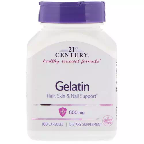 21st Century, Gelatin, 600 mg, 100 Capsules Review