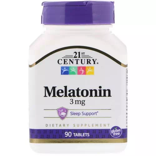 21st Century, Melatonin, 3 mg, 90 Tablets Review