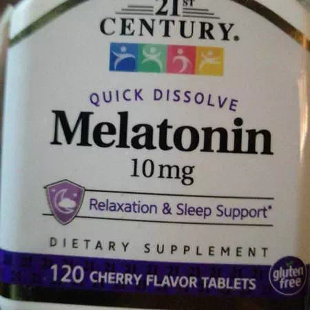 Supplements Sleep Melatonin Gluten Free 21st Century