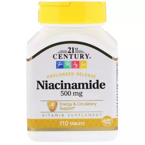 21st Century, Niacinamide, 500 mg, 110 Tablets Review