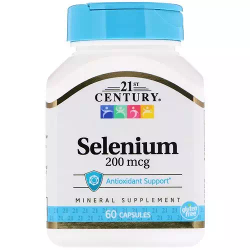 21st Century, Selenium, 200 mcg, 60 Capsules Review