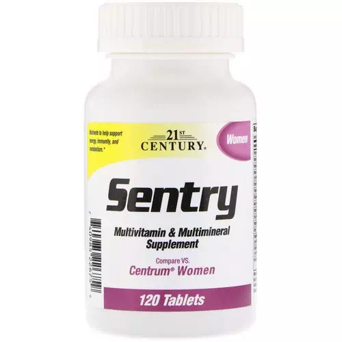 21st Century, Sentry Women, Multivitamin & Multimineral Supplement, 120 Tablets Review