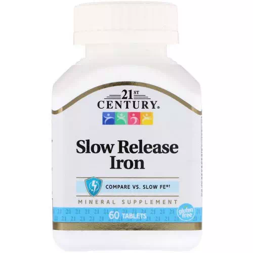 21st Century, Slow Release Iron, 60 Tablets Review