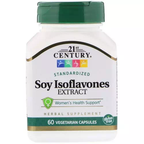 21st Century, Soy Isoflavones Extract, Standardized, 60 Vegetarian Capsules Review