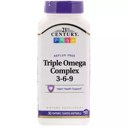 21st Century, Triple Omega Complex 3-6-9, 90 Enteric Coated Softgels Review