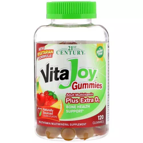 21st Century, VitaJoy Gummies, Adult Multivitamin Plus Extra D3, 120 Gummies Review